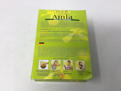 Hesh Pharma Amla Hair Powder - Natural Hair Mask for Dry, Damaged & Curly Hair, 3.5 oz