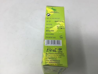 Hesh Pharma Amla Hair Powder - Natural Hair Mask for Dry, Damaged & Curly Hair, 3.5 oz
