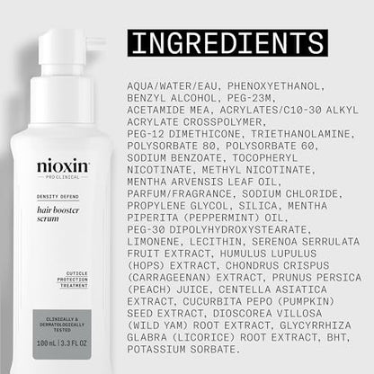 Nioxin Hair Booster Serum | Advanced Leave-In Hair Treatment | Strengthens and Conditions | 3.4 Fl Oz Avelisse