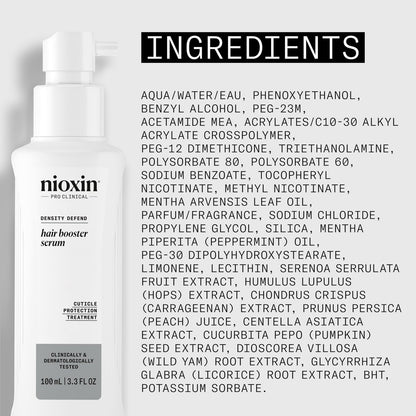 Nioxin Hair Booster Serum | Advanced Leave-In Hair Treatment | Strengthens and Conditions | 3.4 Fl Oz Avelisse