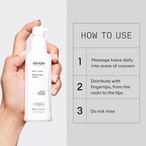 Nioxin Hair Booster Serum | Advanced Leave-In Hair Treatment | Strengthens and Conditions | 3.4 Fl Oz Avelisse