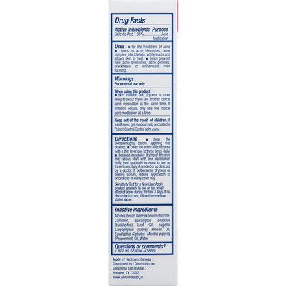 Asepxia Acne Astringent Lotion with 1.86% Salicylic Acid – 4 oz for Pimples, Blackheads & Clogged Pores