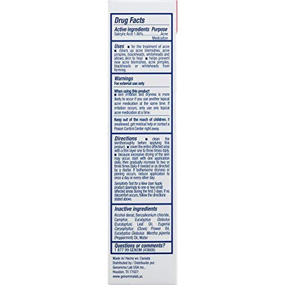 Asepxia Acne Astringent Lotion with 1.86% Salicylic Acid – 4 oz for Pimples, Blackheads & Clogged Pores