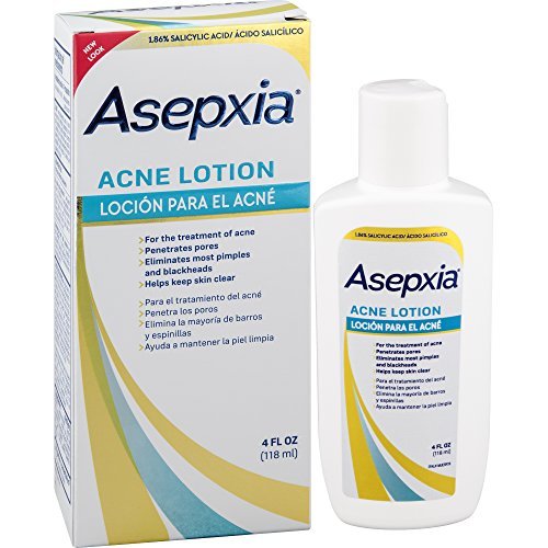 Asepxia Acne Astringent Lotion with 1.86% Salicylic Acid – 4 oz for Pimples, Blackheads & Clogged Pores - görsel 2