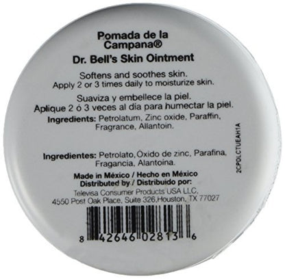 Pomada De La Campana DR Bell's Pomade Skin Ointment with Allantoin - 1.2 oz for Dry & Eczema-Prone Hands