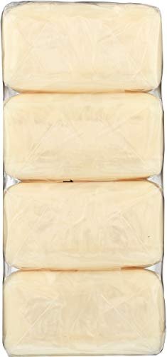 A LA MAISON Hypoallergenic Unscented Bar Soap - Triple French Milled Natural Moisturizing Hand Soap Bar (4 Bars, 3.5 oz Each) Avelisse