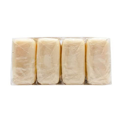 A LA MAISON Hypoallergenic Unscented Bar Soap - Triple French Milled Natural Moisturizing Hand Soap Bar (4 Bars, 3.5 oz Each) Avelisse