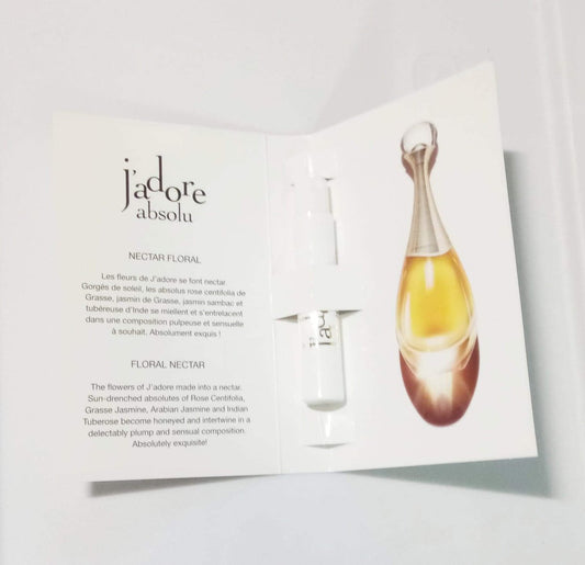 Dior J'adore Eau de Parfum Spray for Women - 0.03 oz Sample Spray