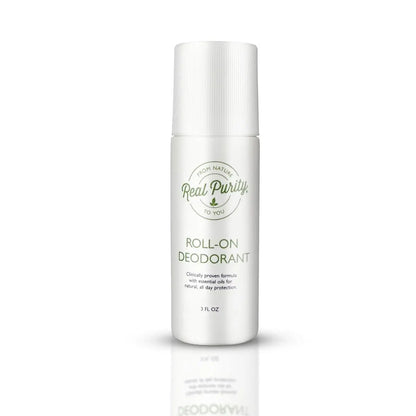 Real Purity Roll-On Natural Deodorant – Aluminum-Free, Sensitive Skin Safe, 3 Fl Oz Avelisse