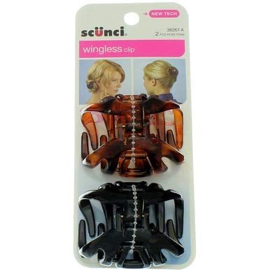 Scunci Wingless Octopus Jaw Hair Clips – 2-Pack, Plastic, Colors May Vary - görsel 10