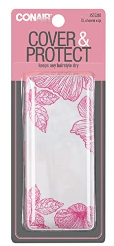 Conair Styling Essentials Bouffant Shower Cap - Cream White (1 Count)