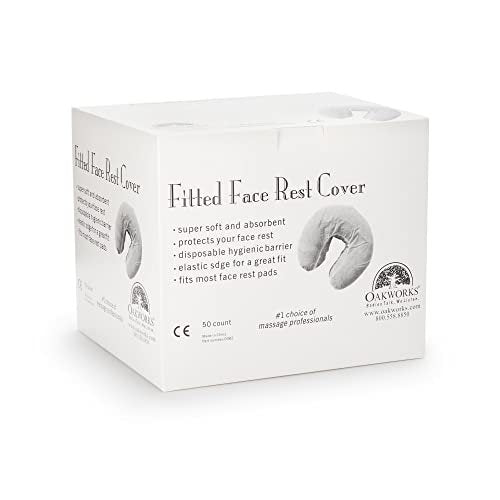 Oakworks Face Rest Cover for Physical Therapy - 50 Count Disposable Hygiene Covers - görsel 4
