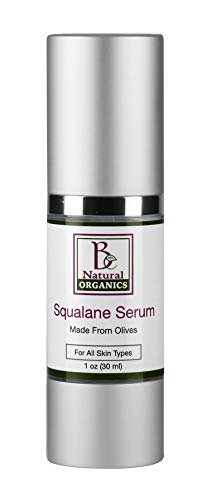 Be Natural Organics Squalane Serum – 1 oz (30 ml) – 100% Pure Moisturizing Face Serum