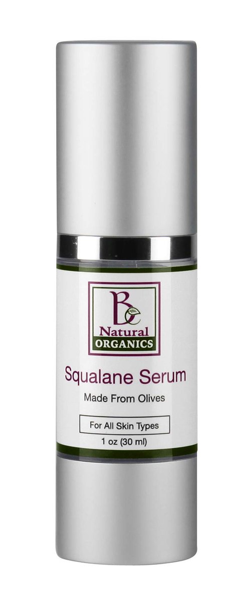 Be Natural Organics Squalane Serum – 1 oz (30 ml) – 100% Pure Moisturizing Face Serum - görsel 1