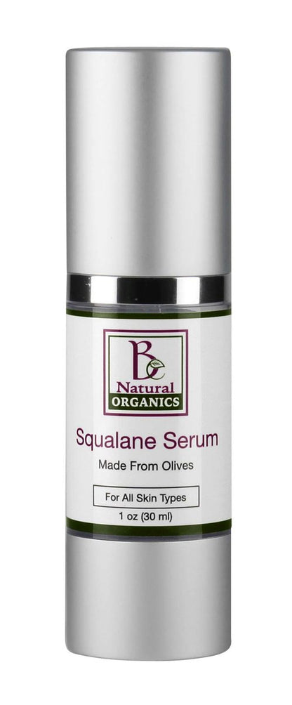 Be Natural Organics Squalane Serum – 1 oz (30 ml) – 100% Pure Moisturizing Face Serum