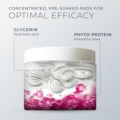 RoC Resurfacing Disks - Hypoallergenic Exfoliating Makeup Remover Pads for Wrinkles and Skin Tone, Oil-Free Daily Cleanser, 28 Count Avelisse