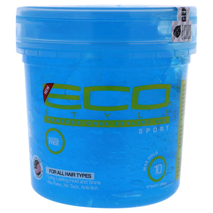 Eco Style Sport Styling Gel, Clean Scent, 16 fl oz