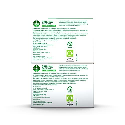 Dettol Anti Bacterial Original Soap 100g Twin Pack - Dermatologically Tested - görsel 12