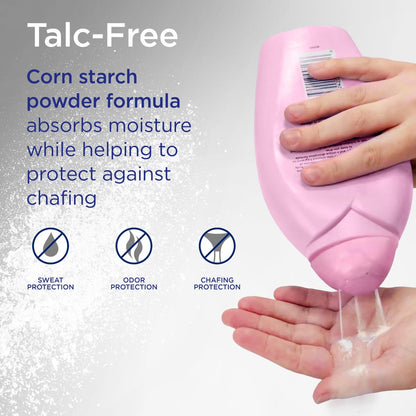Shower to Shower Original Fresh Body Powder with Chamomile, Talc Free, Sweat Absorbing, Prevents Chafing & Odor, 13 oz
