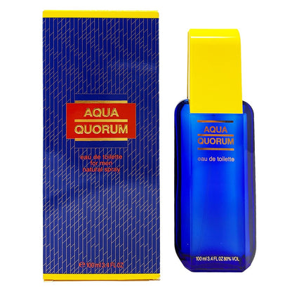 AQUA QUORUM by Antonio Puig Eau de Toilette Spray for Men, 3.4 oz