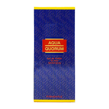 AQUA QUORUM by Antonio Puig Eau de Toilette Spray for Men, 3.4 oz