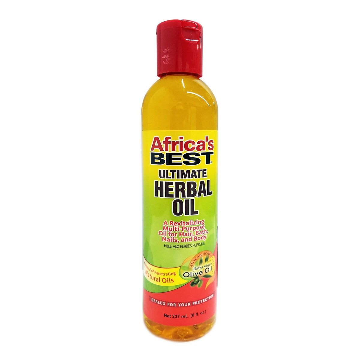 Africa's Best Ultimate Herbal Oil, 8 Fl Oz (Pack of 3) - Natural Hair Growth & Dry Scalp Treatment - görsel 1
