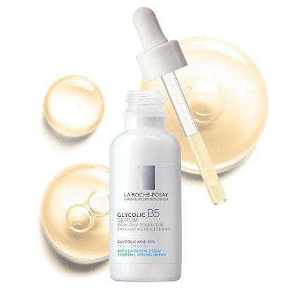 La Roche-Posay Glycolic Acid Serum with Tranexamic Acid, Kojic Acid and Vitamin B5 - Dark Spot Corrector for Even Skin Tone, 1 Fl Oz Avelisse