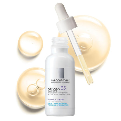 La Roche-Posay Glycolic Acid Serum with Tranexamic Acid, Kojic Acid and Vitamin B5 - Dark Spot Corrector for Even Skin Tone, 1 Fl Oz Avelisse