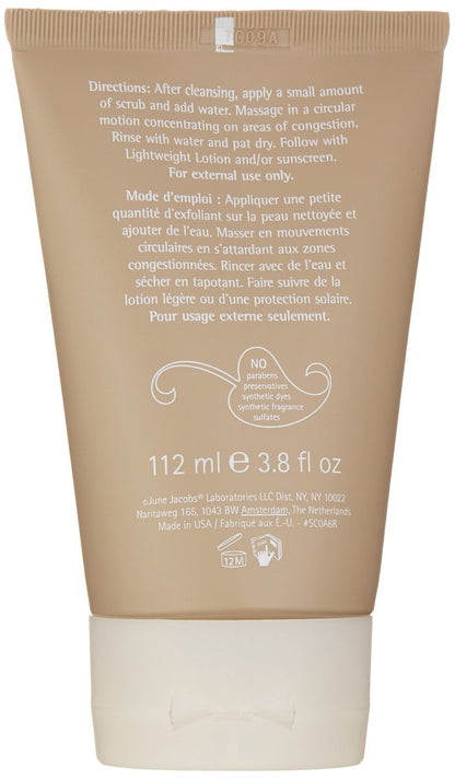June Jacobs Exfoliating Scrub – Gentle Facial Polish, 3.8 Fl Oz