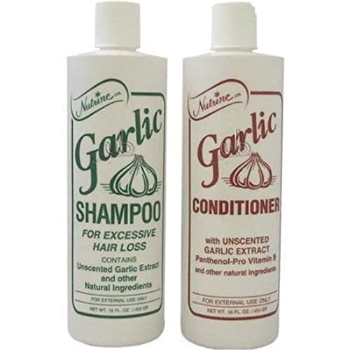Nutrine Garlic Shampoo + Conditioner 20oz Combo Unscented - 2 Pack - görsel 4