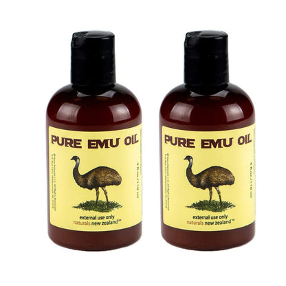 Premium Golden Emu Oil - 100% Pure, 4 Fl Oz (Pack of 2) by Naturals New Zealand
