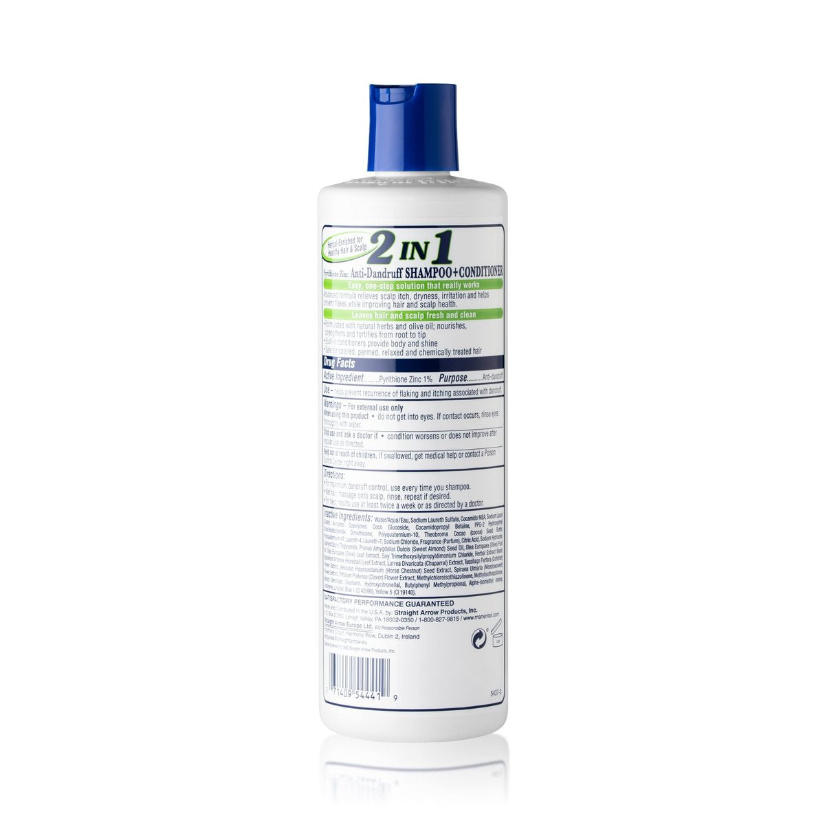 Mane 'n Tail Daily Control 2 in 1 Anti-Dandruff Shampoo and Conditioner, 12 oz - görsel 3