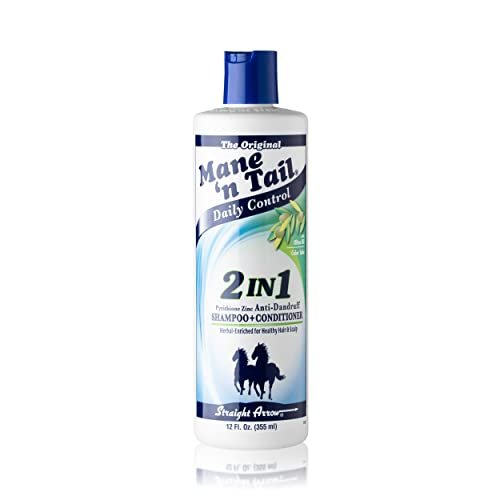 Mane 'n Tail Daily Control 2 in 1 Anti-Dandruff Shampoo and Conditioner, 12 oz - görsel 2
