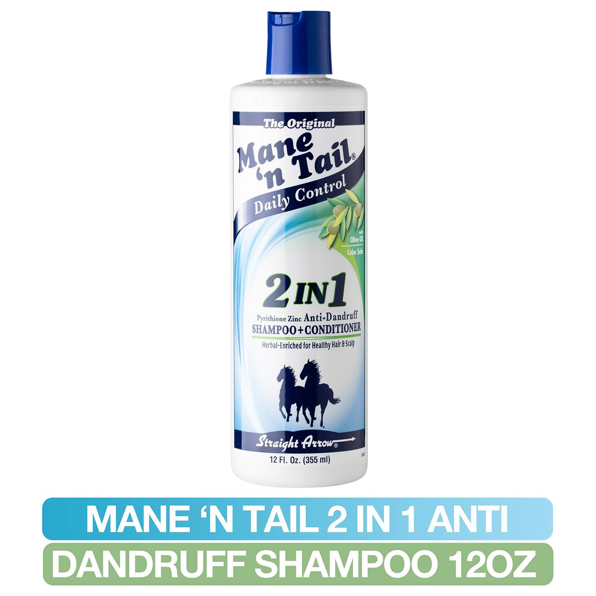 Mane 'n Tail Daily Control 2 in 1 Anti-Dandruff Shampoo and Conditioner, 12 oz - görsel 5