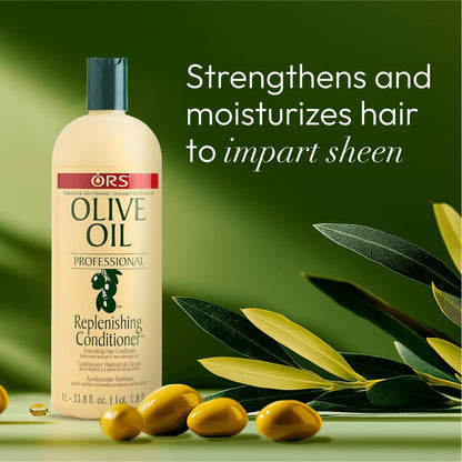 ORS Organic Root Stimulator Salon Olive Oil Replenishing Conditioner - 33.8 oz Avelisse