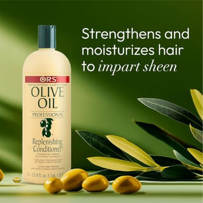ORS Organic Root Stimulator Salon Olive Oil Replenishing Conditioner - 33.8 oz Avelisse
