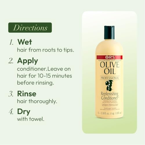 ORS Organic Root Stimulator Salon Olive Oil Replenishing Conditioner - 33.8 oz Avelisse