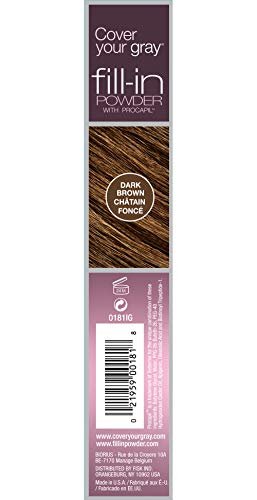 Cover Your Gray Fill-In Powder - Dark Brown | Instant Root Touch-Up for Dark Hair - görsel 4