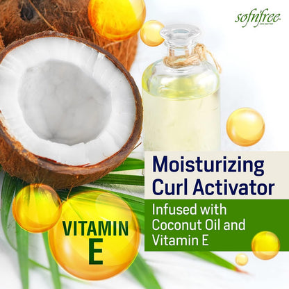 Sofn’Free Moisturizer & Curl Activator Lotion – Curl Defining Formula for Multicultural Curls, Soft Waves, Shine & Frizz Control – 3.38 fl oz Avelisse