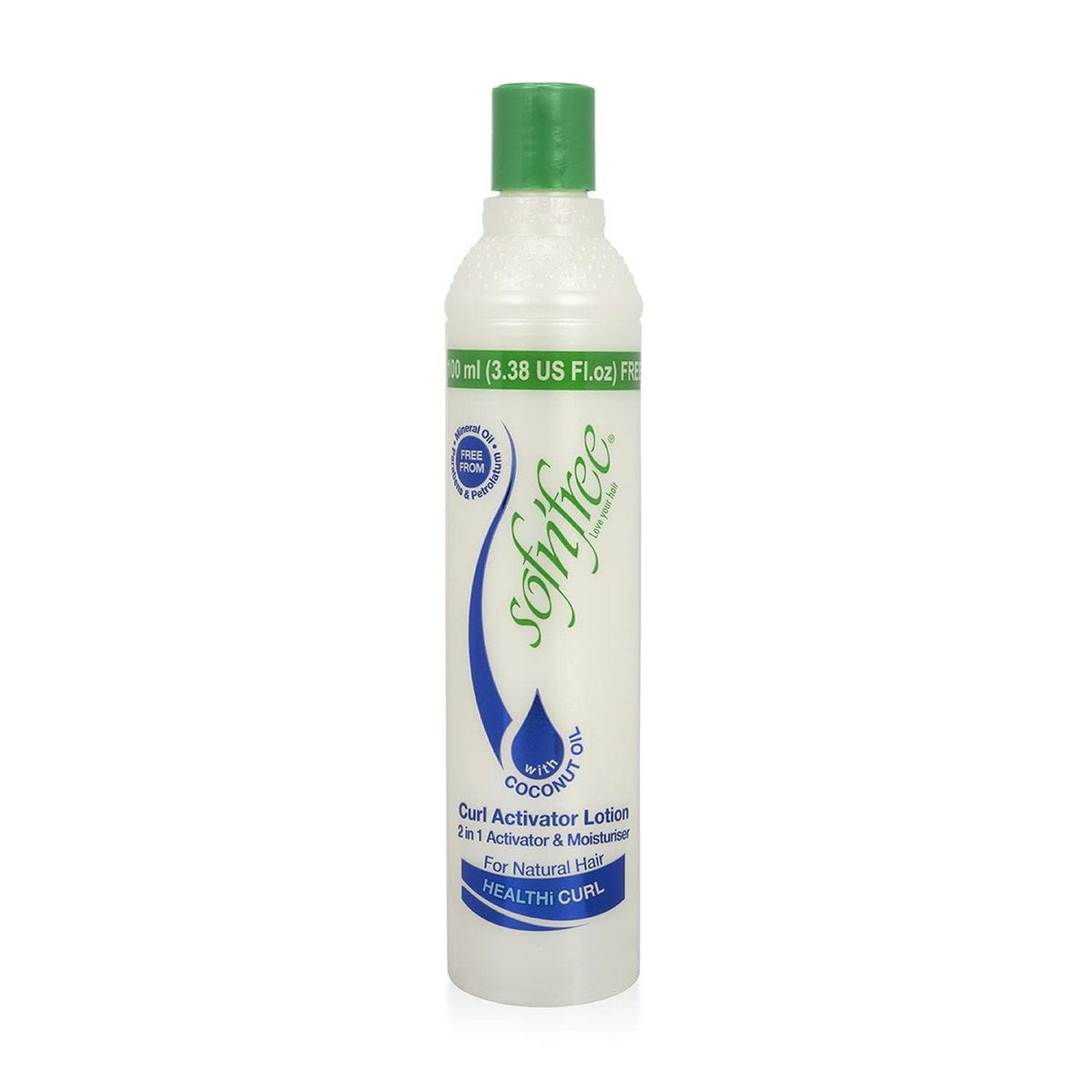 Sofn’Free Moisturizer & Curl Activator Lotion – Curl Defining Formula for Multicultural Curls, Soft Waves, Shine & Frizz Control – 3.38 fl oz Avelisse
