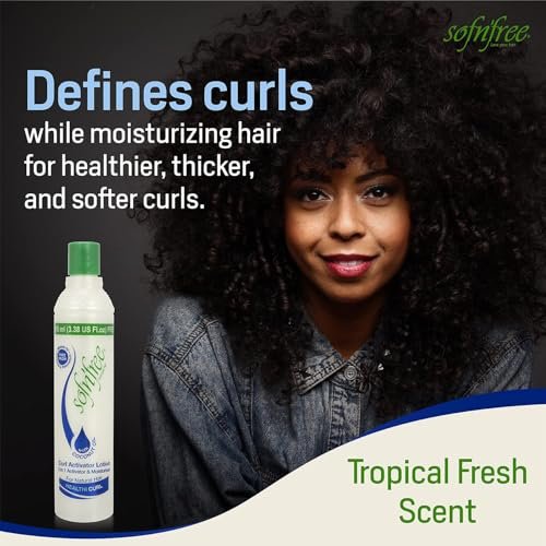 Sofn’Free Moisturizer & Curl Activator Lotion – Curl Defining Formula for Multicultural Curls, Soft Waves, Shine & Frizz Control – 3.38 fl oz Avelisse