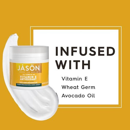 JASON Vitamin E 5,000 IU Moisturizing Crème for Face and Body, 4 oz
