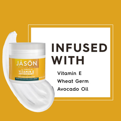 JASON Vitamin E 5,000 IU Moisturizing Crème for Face and Body, 4 oz