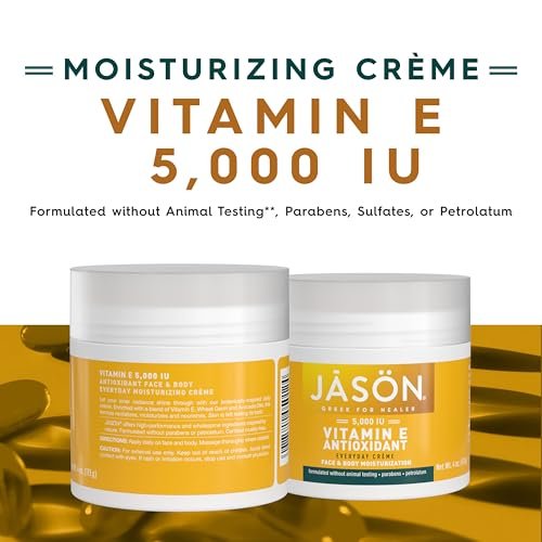JASON Vitamin E 5,000 IU Moisturizing Crème for Face and Body, 4 oz - görsel 4