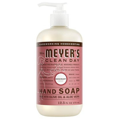 Mrs. Meyer's Clean Day Hand Soap, Rosemary Scent, 12.5 fl oz