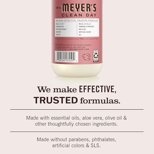 Mrs. Meyer's Clean Day Hand Soap, Rosemary Scent, 12.5 fl oz - görsel 5