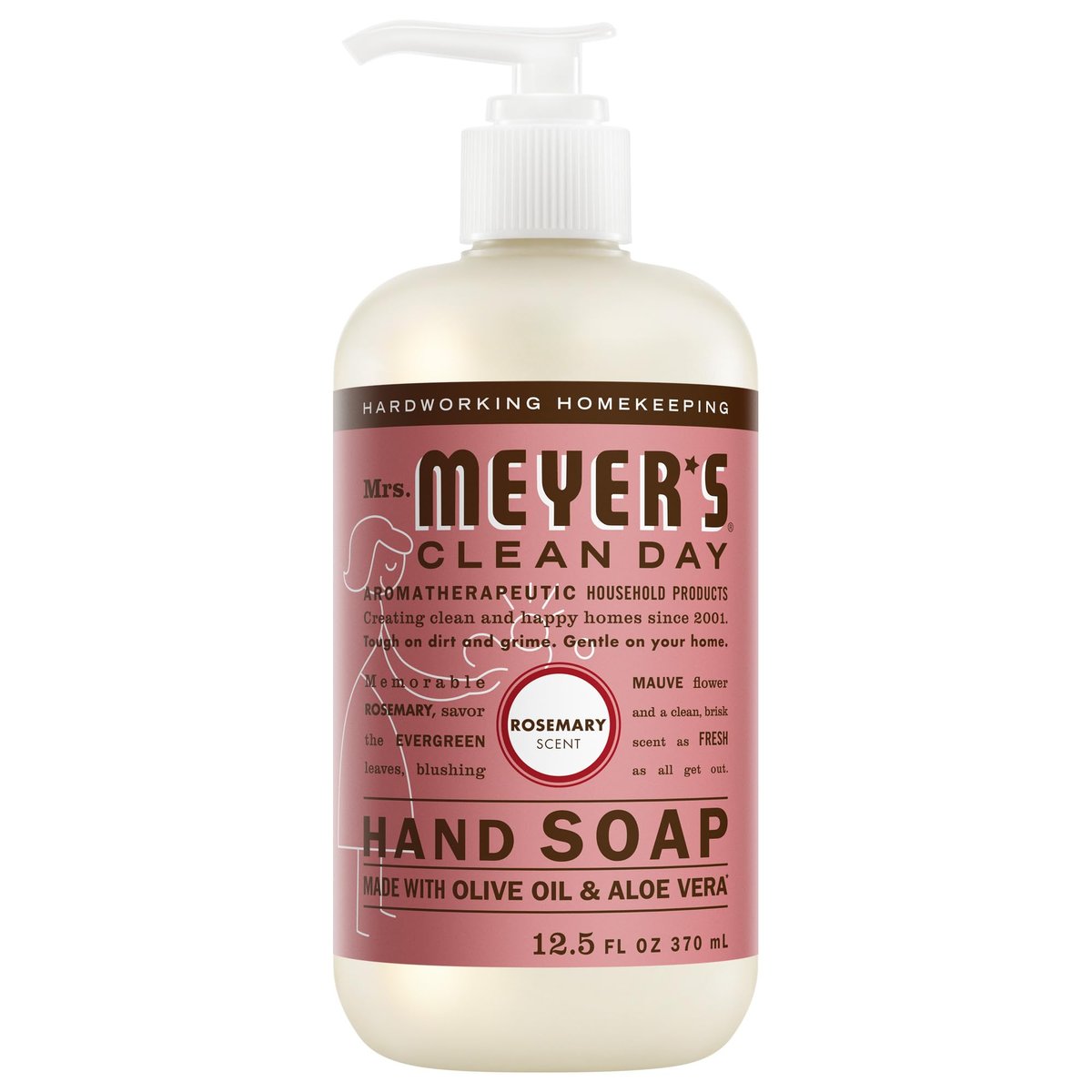 Mrs. Meyer's Clean Day Hand Soap, Rosemary Scent, 12.5 fl oz - görsel 2