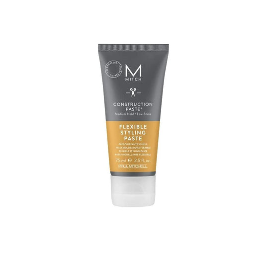 MITCH by Paul Mitchell Construction Paste for Men - Medium Hold, Low Shine, 2.5 fl. oz.
