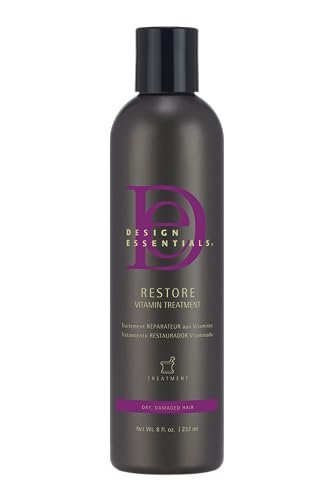 Design Essentials Restore Vitamin Treatment for Natural Dry Damaged Hair - 8 Fl Oz