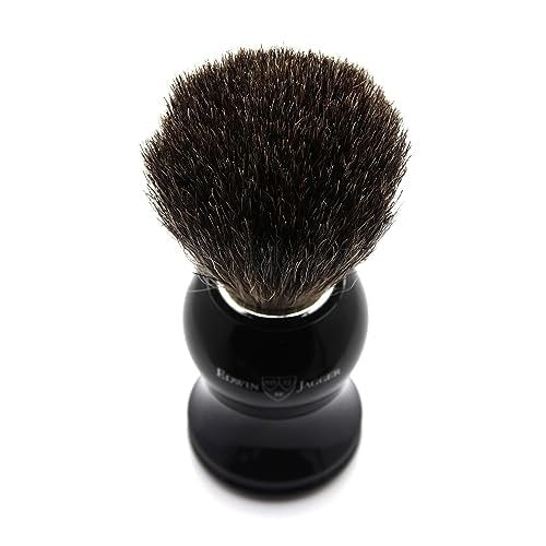 Edwin Jagger Classic Badger Shaving Brush – Premium Ebony Shave Brush for Cream or Soap - görsel 6